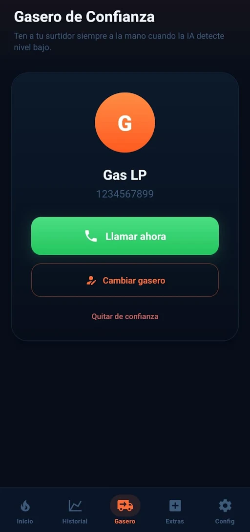 Gasero de confianza